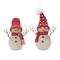 Snowman Décor with Hat & Scarf Set, 12.25" & 15.25"